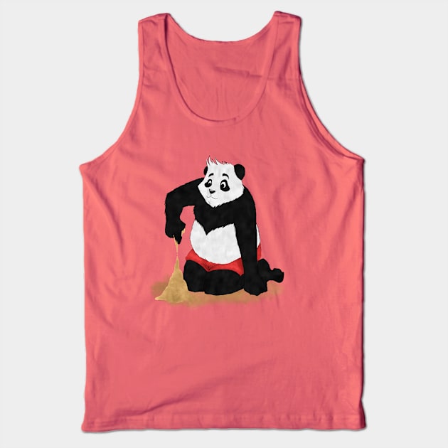 playing in the sand Tank Top by Unit02